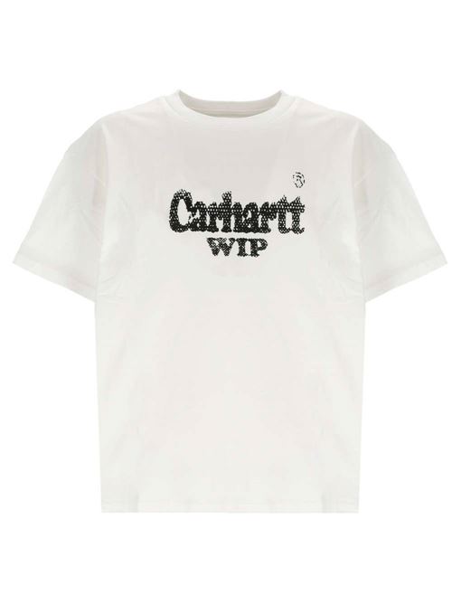 S/S Spree Halftone T-Shirt Carhartt WIP | I03287400AXXWHITE/BLACK